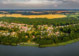 Panorama-Luftaufnahme Gildenhall & Ruppiner See