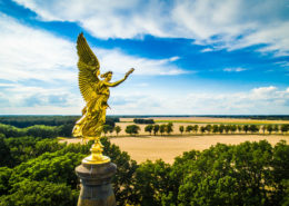 Luftaufnahme Siegessäule Hakenberg